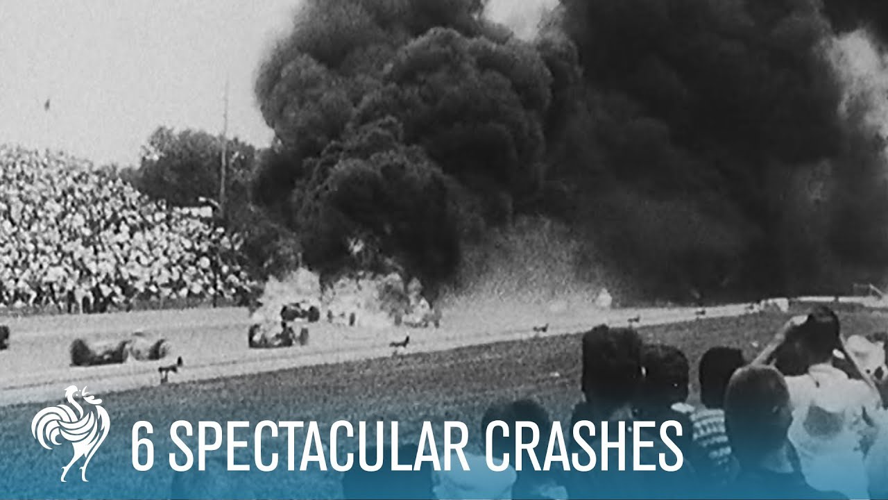 6 Spectacular Car Crashes: Grand Prix Drivers | British Path&eacute;