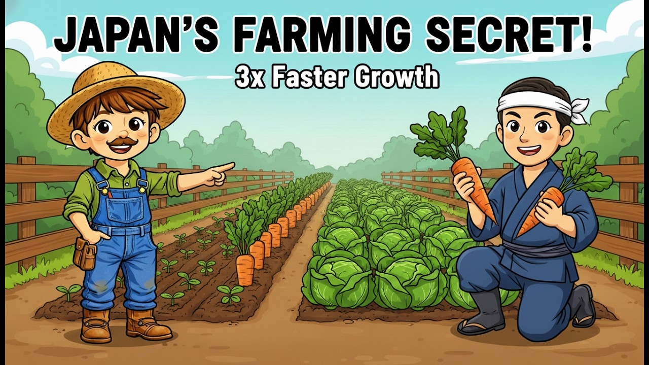 Why Japanese Farmers Grow Vegetables 3x Faster Than You