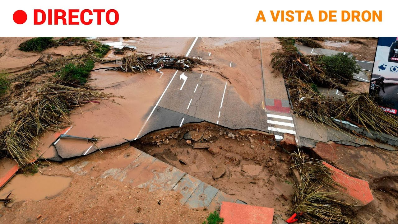 DANA: PAIPORTA, VALENCIA A VISTA DE DRON DESPUÉS DE LA TRAGEDIA  | RTVE Noticias
