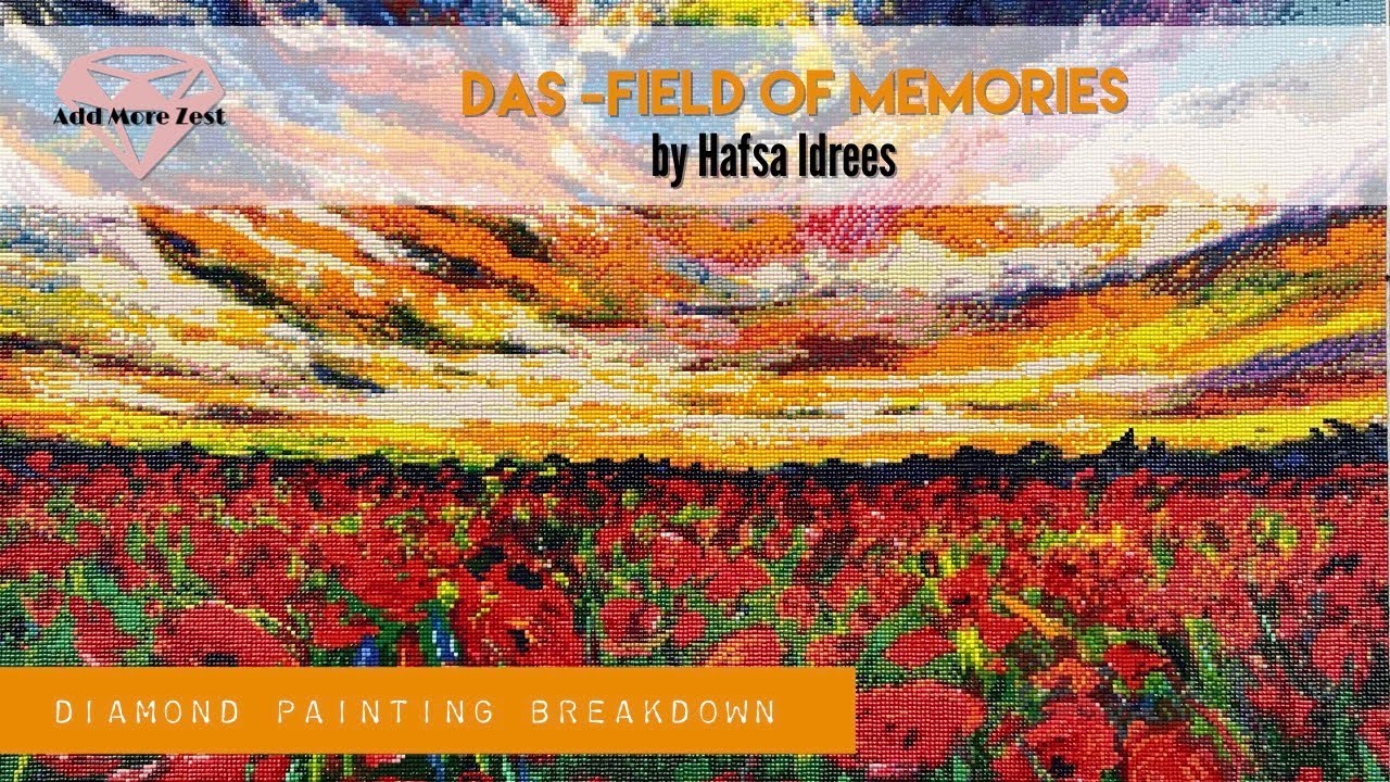 Breakdown DAS Field of Memories Diamond Painting