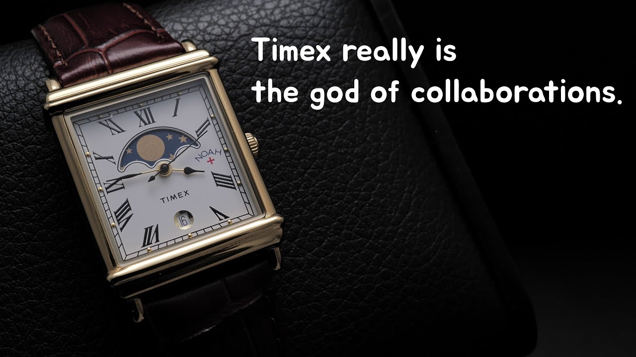 (Eng. Dubbed) The god of collaborations: Timex. Timex × Noah Moonphase, reference TW2Y48400.