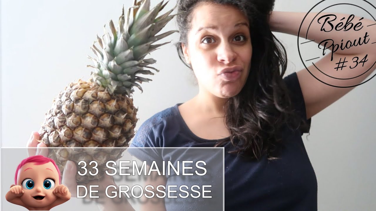 Bébé #34 -  Évolution Grossesse à 33 semaines - Ma petite boîte rose...