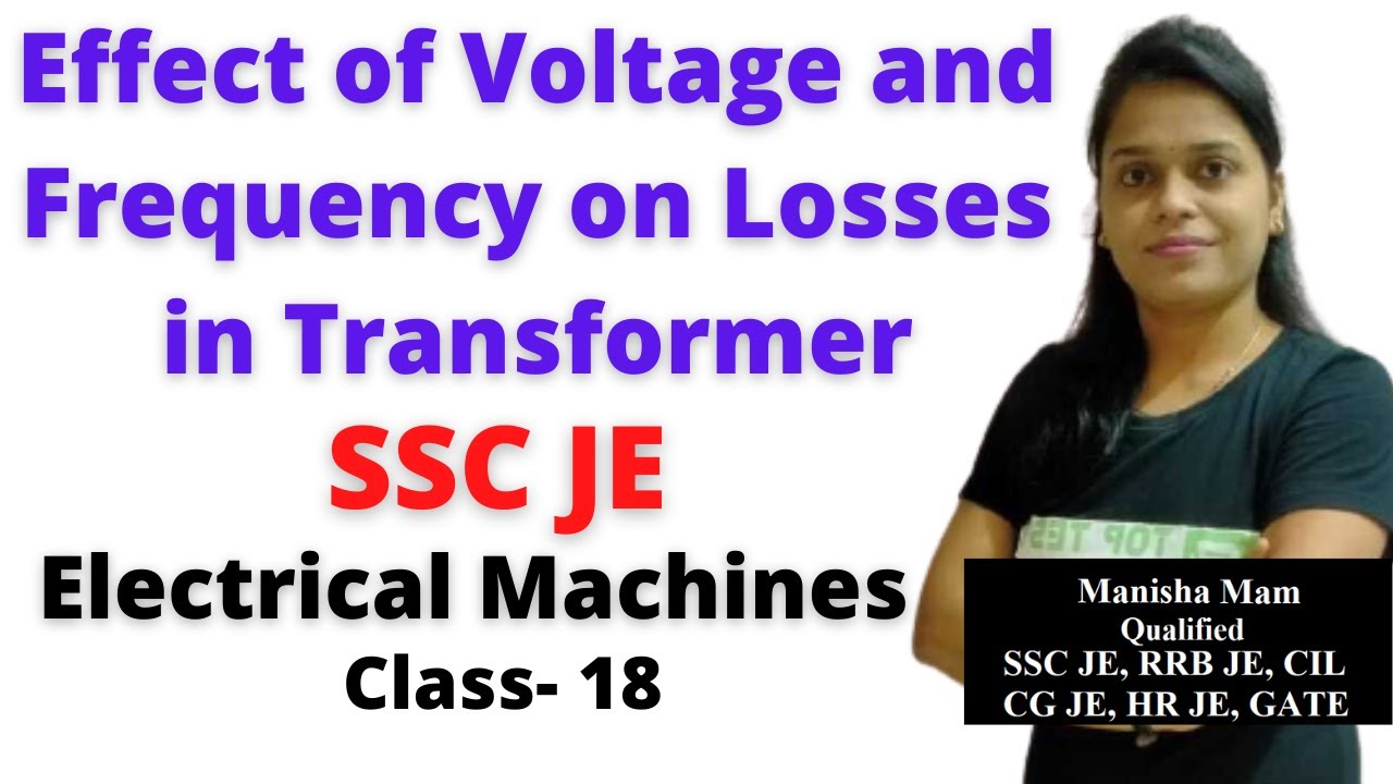 Effect of Voltage and Frequency on Losses in Transformer in Hindi, Machine Class- 18