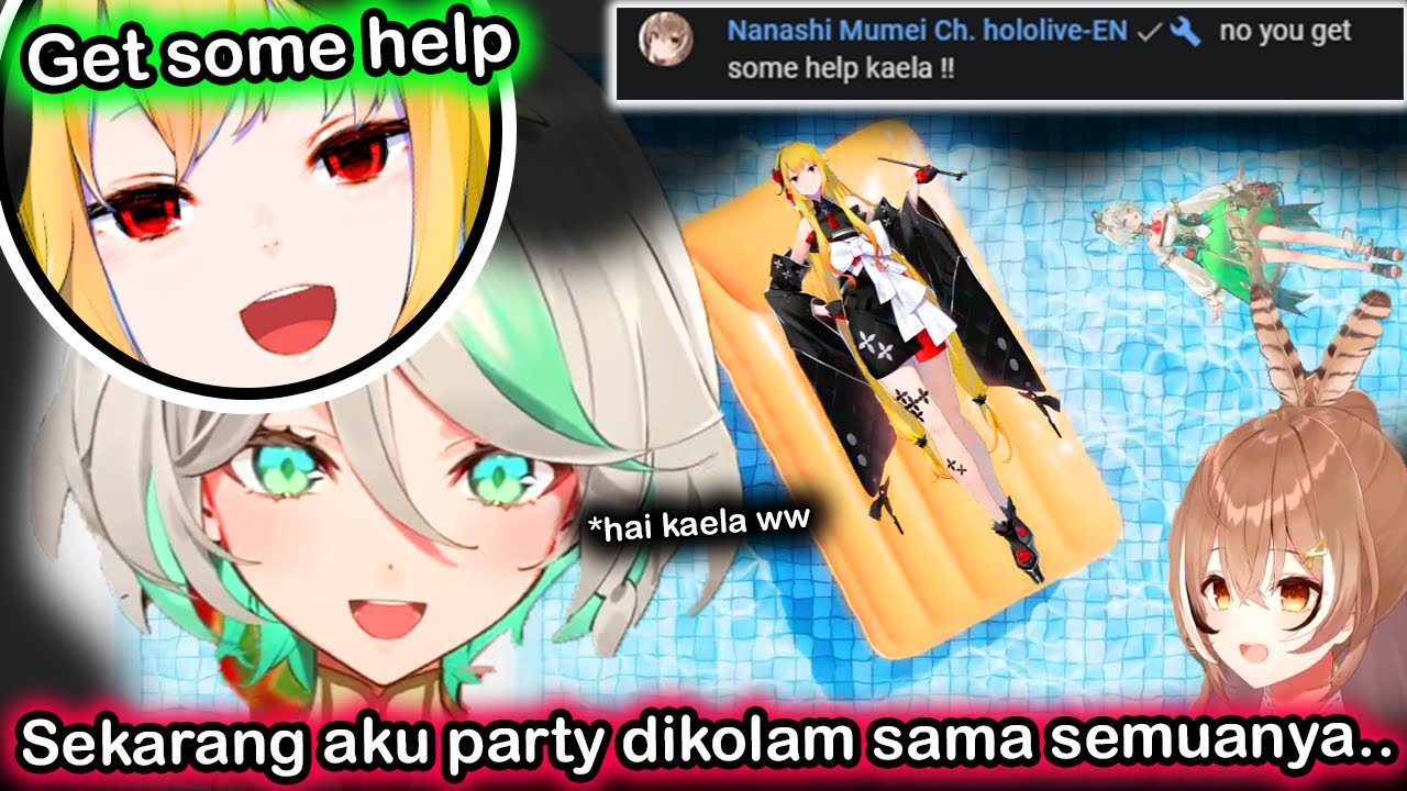 Kerandoman Cecil Waktu Kaela Sama Mumei Mampir Langsung Diikutin Party ww..