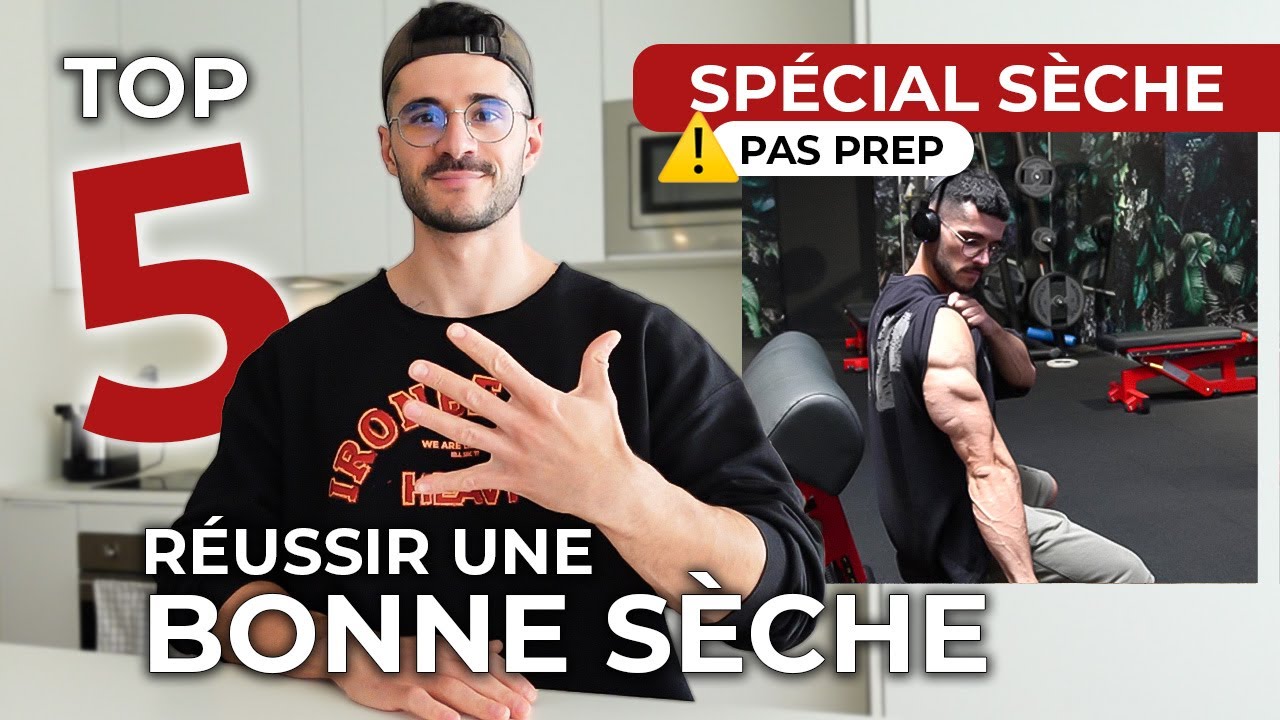 TOP 5 DES ESSENTIELS POUR T'ASSURER DE RÉUSSIR À PERDRE DU GRAS ! (suit le plan)