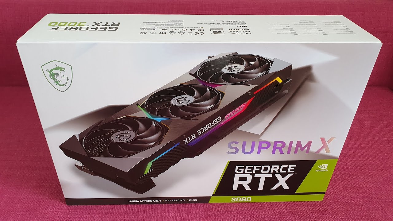 MSI RTX 3080 SUPRIM X Unboxing