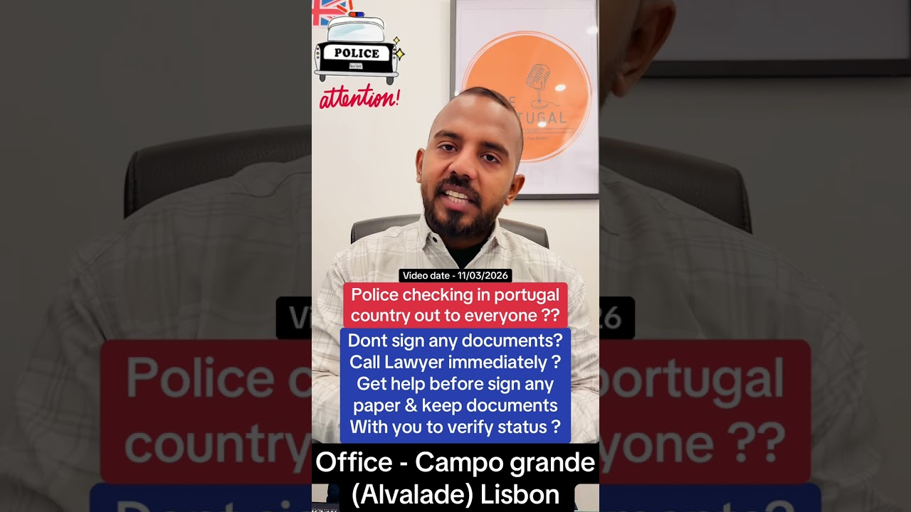 Police checking in portugalcountry out to everyone ? ®Live Portugal By Harry |Advocate news Portugal
