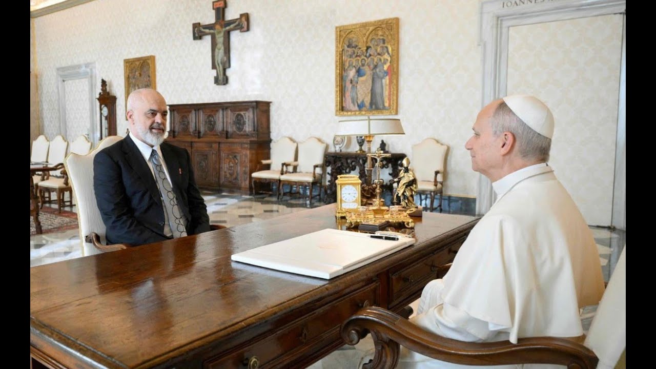 Klan News - Edi Rama takohet me Papa Leonin XIV