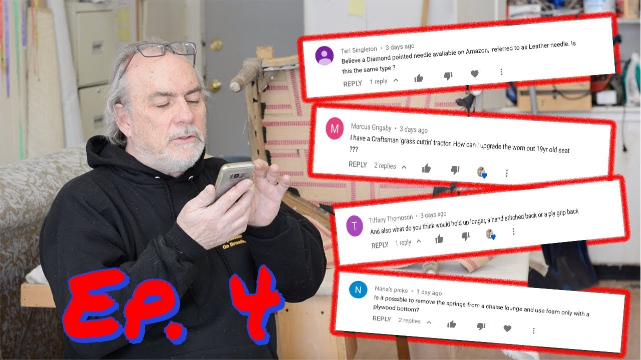 Upholstery Question of the Week! Replacing Webbing