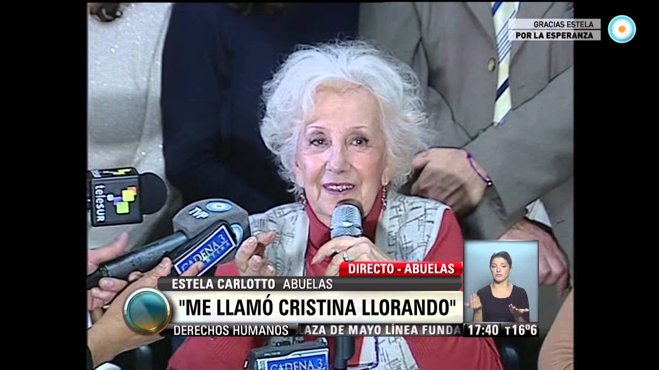Visión 7 - "Se cumplió lo que decíamos las Abuelas, él me buscó", dijo Estela, sobre su nieto Guido
