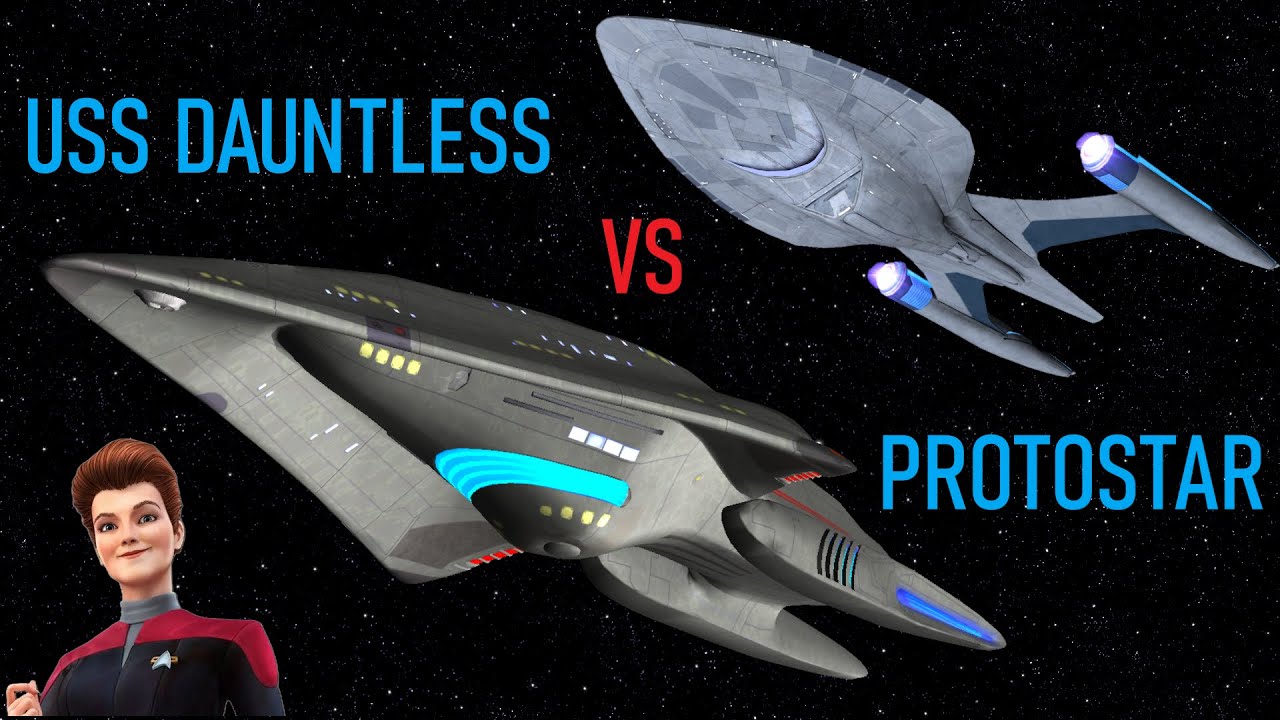 USS Dauntless VS USS Protostar - Both Ways - Star Trek Starship Battles