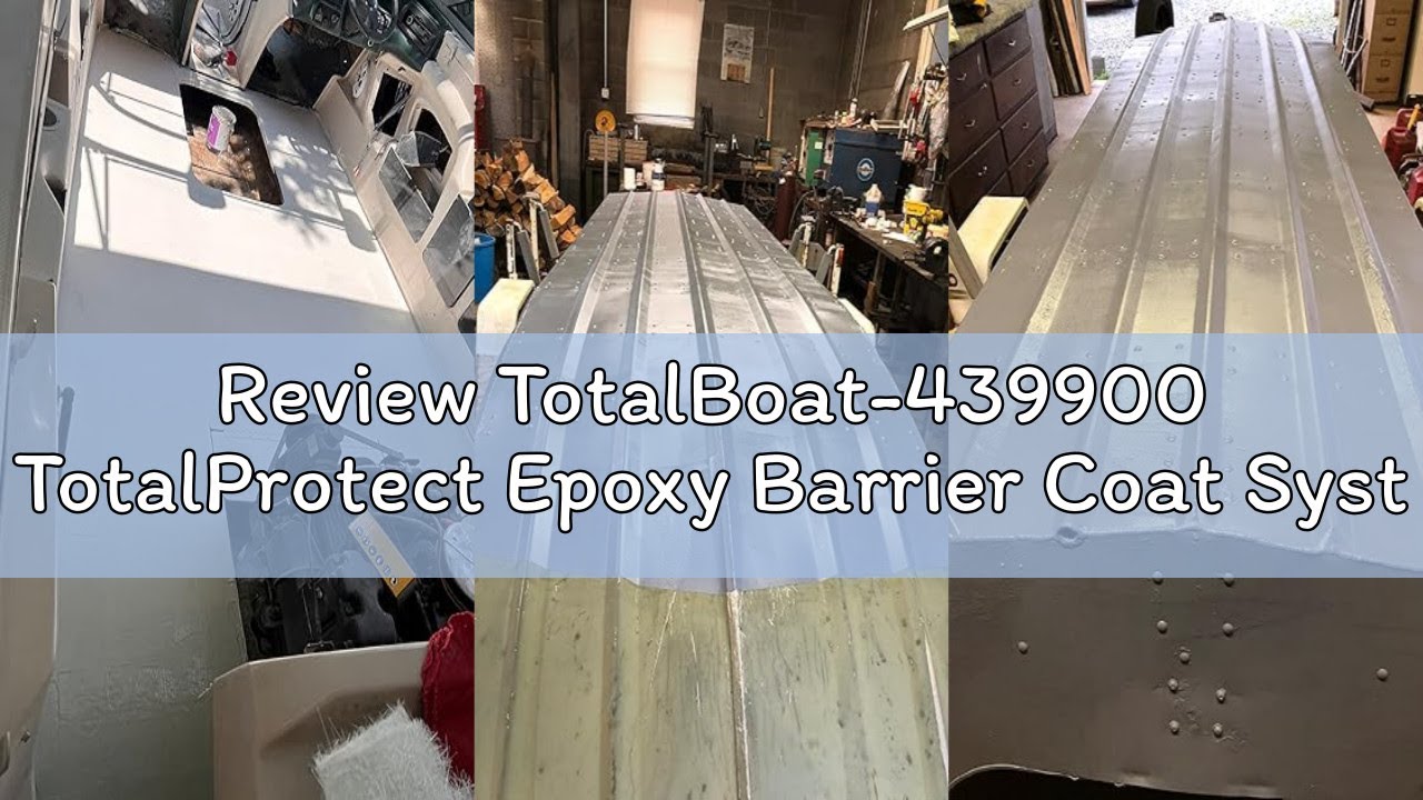 Review TotalBoat-439900 TotalProtect Epoxy Barrier Coat System (Gray), 1 Gallon (Pack of 1)