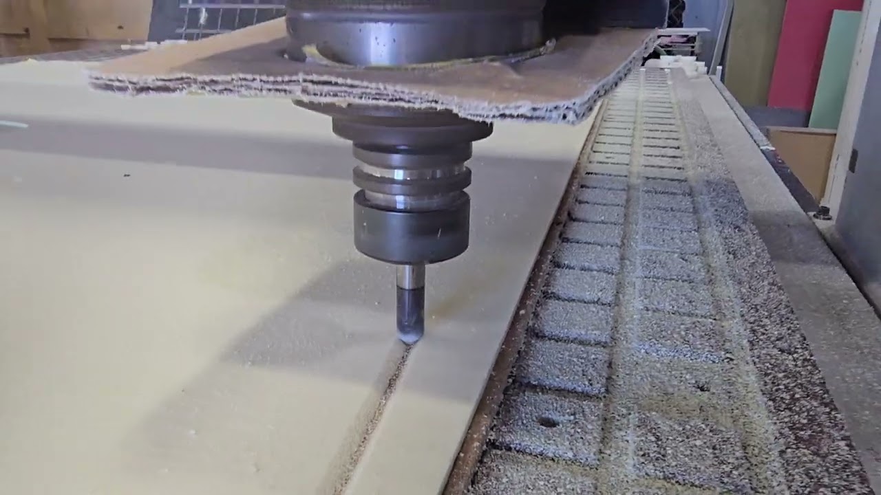 Used Multicam 3 Axis 5x10 Moving Gantry CNC Router C805 [3 of 4]