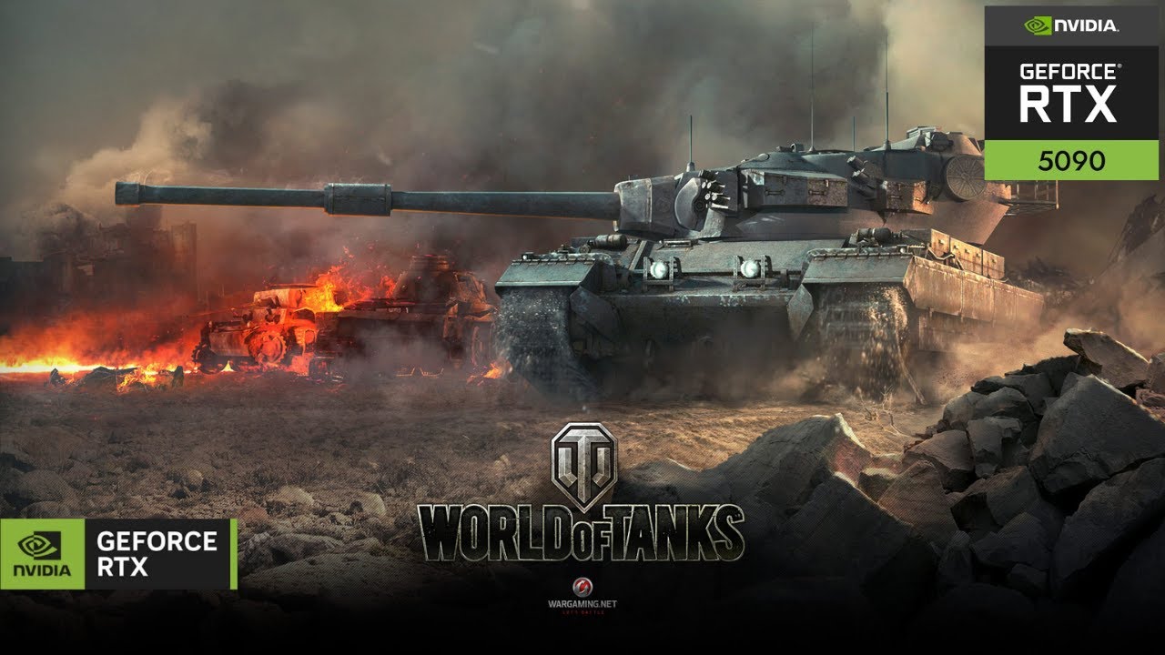 WORLD OF TANKS with RTX 5090(Ultra Graphics) at 4K (Wait till the end)