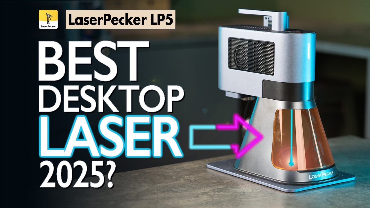 Best Desktop Laser of 2025? LaserPecker LP5 Review & Tests + Depth Map in Photoshop for Logos