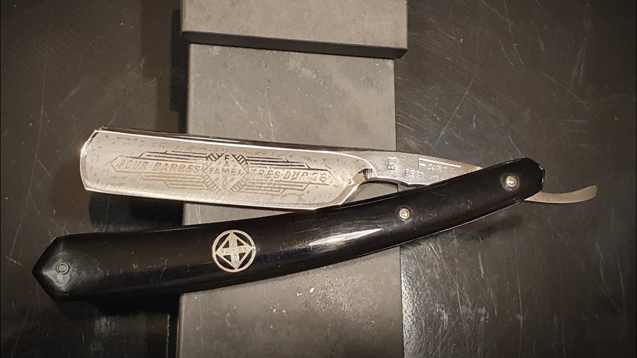 FROGGY SHAVE: TEST pierre BLACK SHADOW 12-15K & Restauration Fils Coupe Choux FAMEX 5/8
