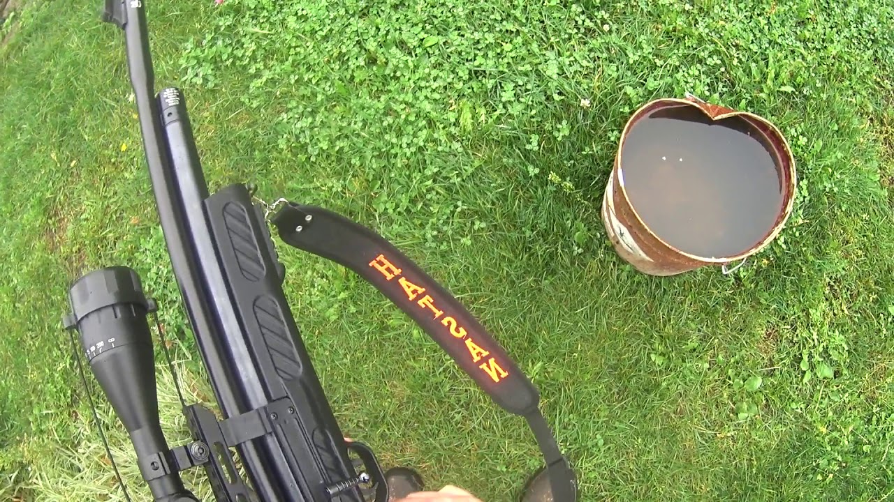 Hatsan Bullboss стрельба в ведро