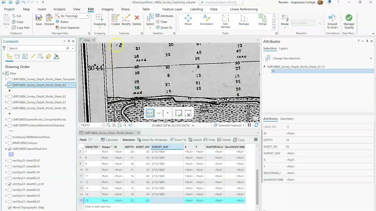 LMR 1880s Point Digitizing QAQC