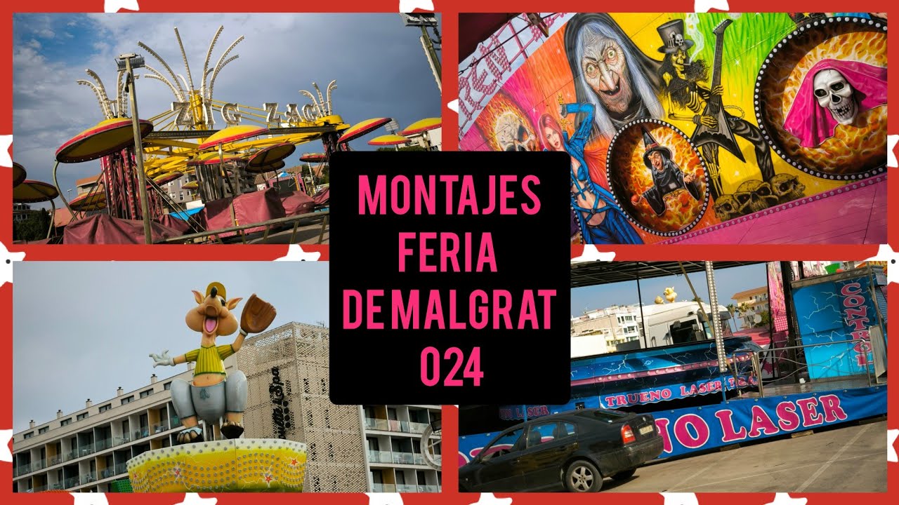 Montajes feria de atracciónes de Malgrat 024