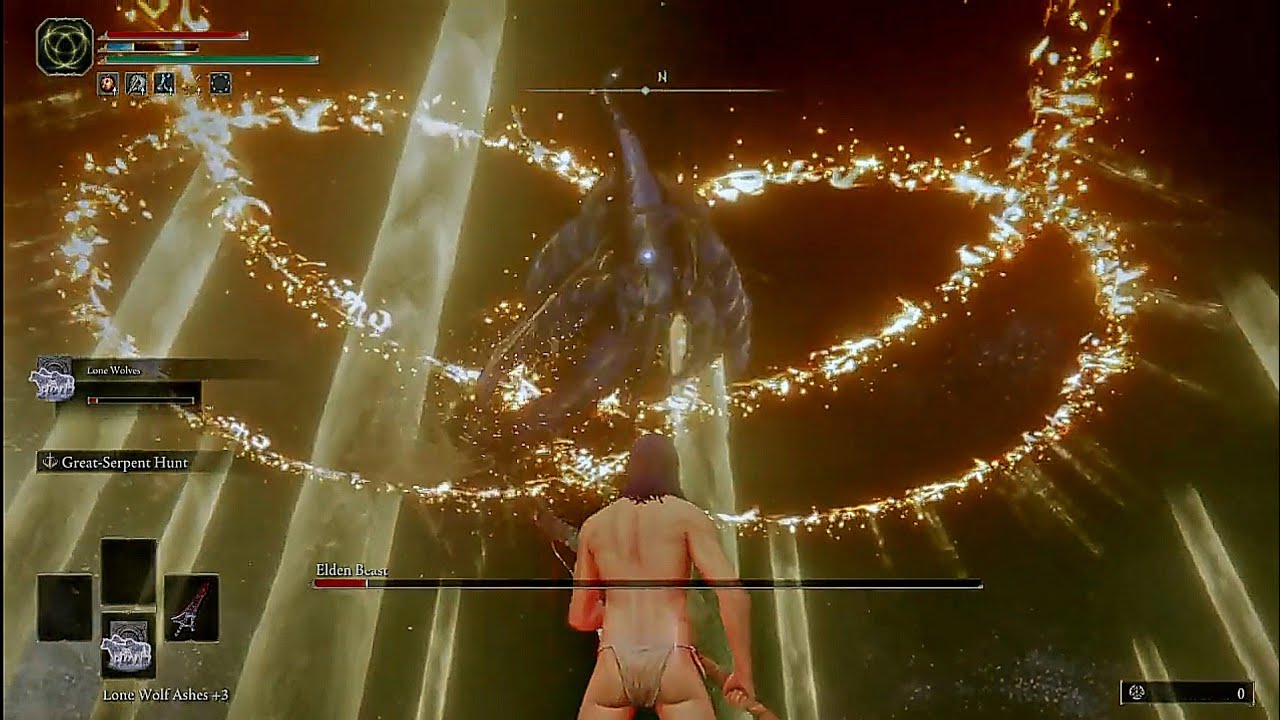 Radagon & Elden Beast - RL1, no damage taken