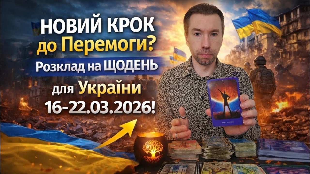 ✨️ НОВИЙ КРОК до Перемоги? Розклад на ЩОДЕНЬ для України 16-22.03.2026!