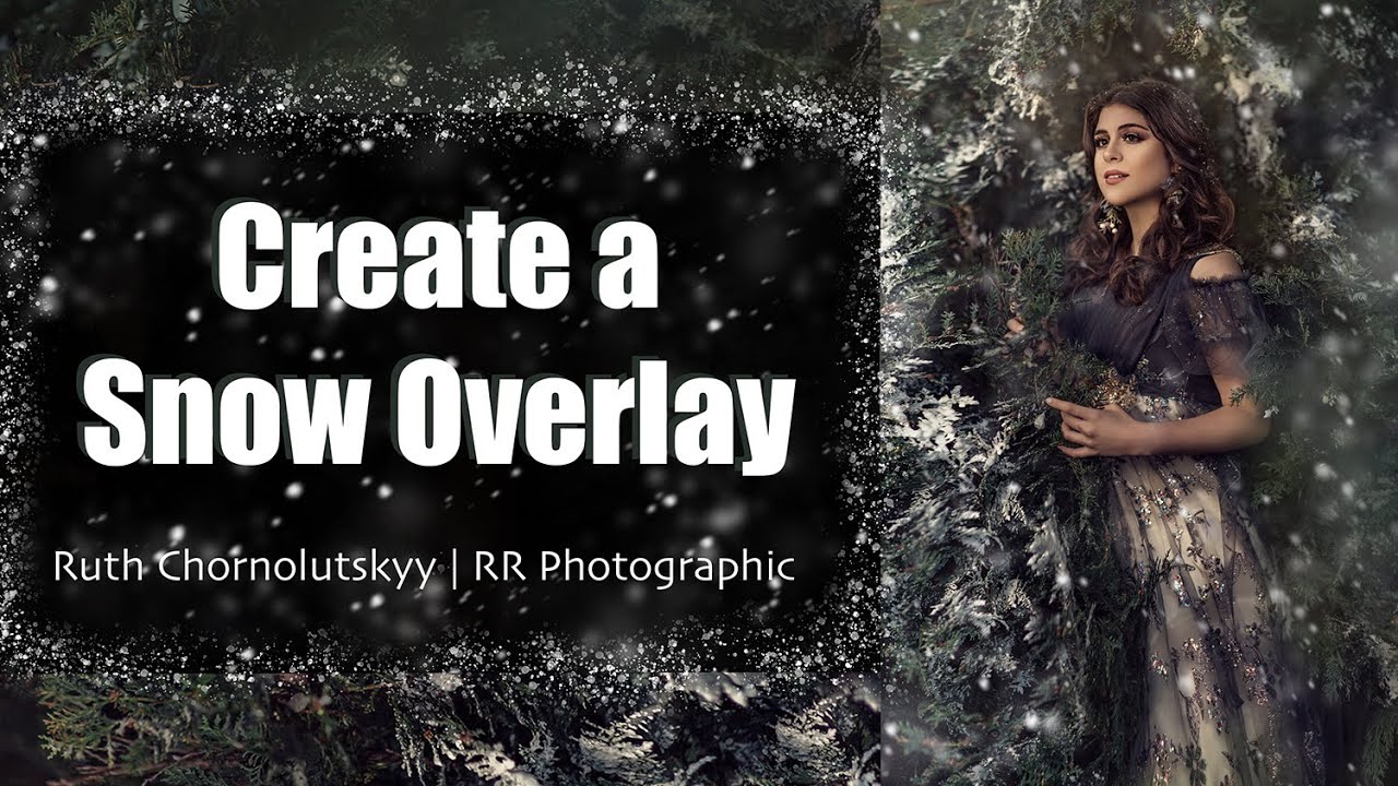 How to make a Snow Overlay in Photoshop, easy Photoshop Tutorial