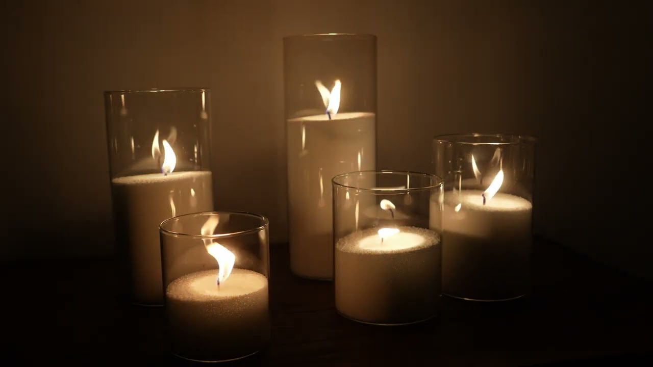 30 Minutes of Candlelight Ambience | Soft Warm Glow for Relaxation & Focus (No Music)