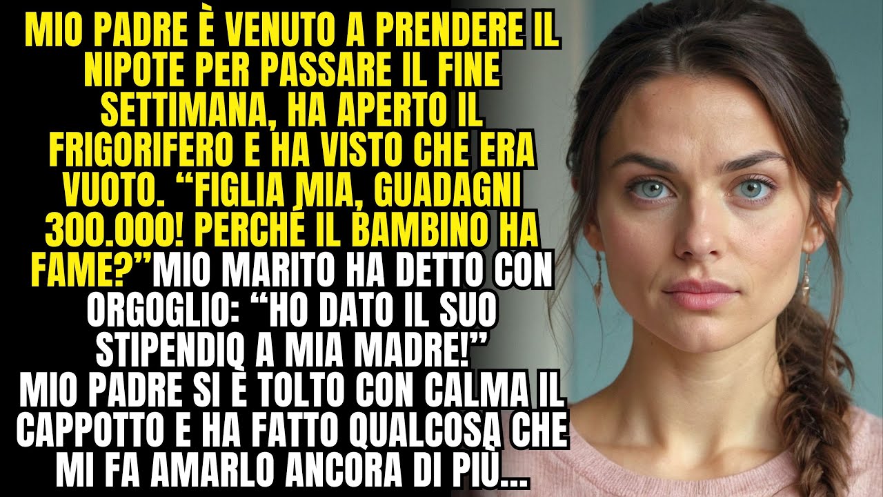 Ho dato il suo stipendio a mia madre, disse mio marito. Fu allora che mio padre fece qualcosa…