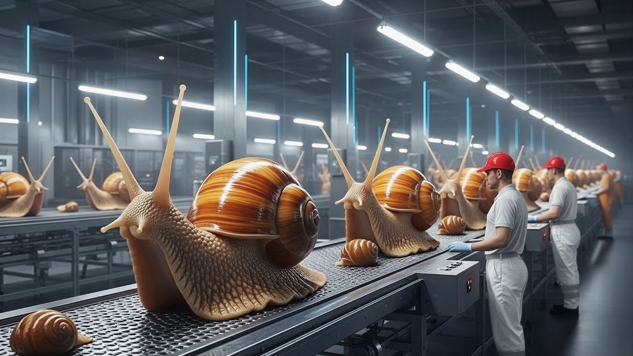 Inside the Giant Snail Factory: How Snail Mucin is Made (Full Process)
