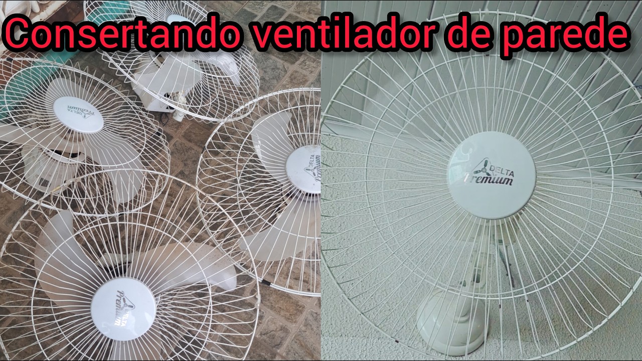 Consertando ventiladores de parede delta Premium 60cm 