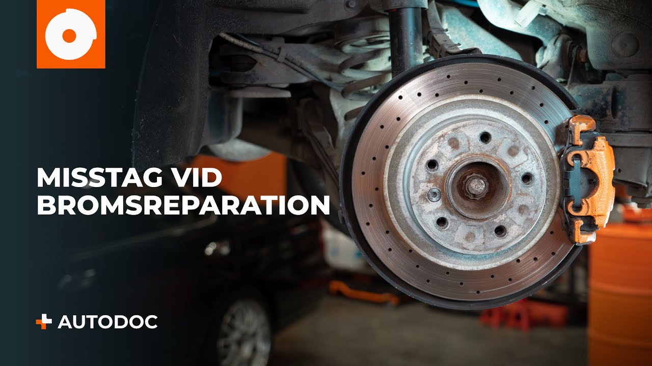 De 5 vanligaste misstagen vid bromsreparation | AUTODOC tipsar