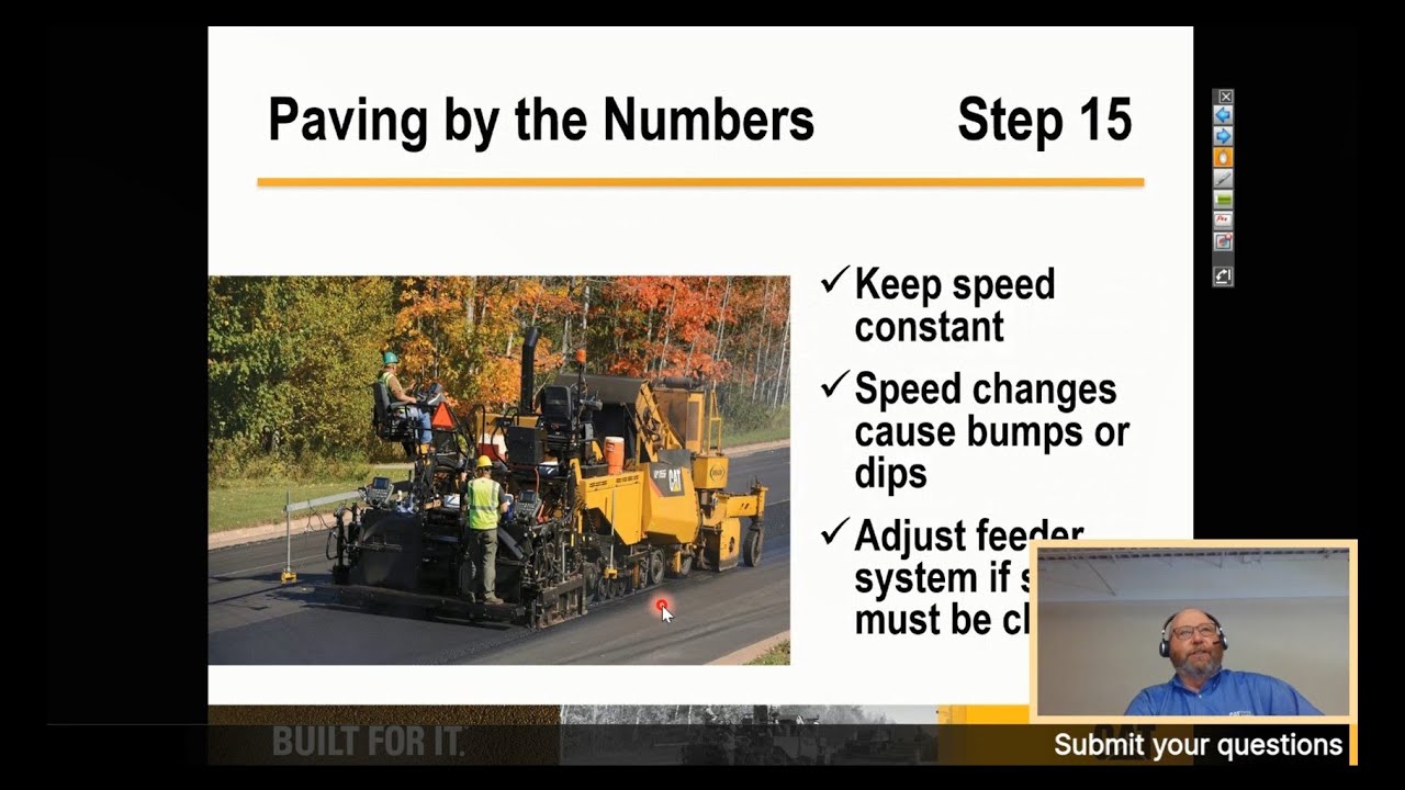 Cat® At Home Series – Paving by the Numbers with Ron Wilson