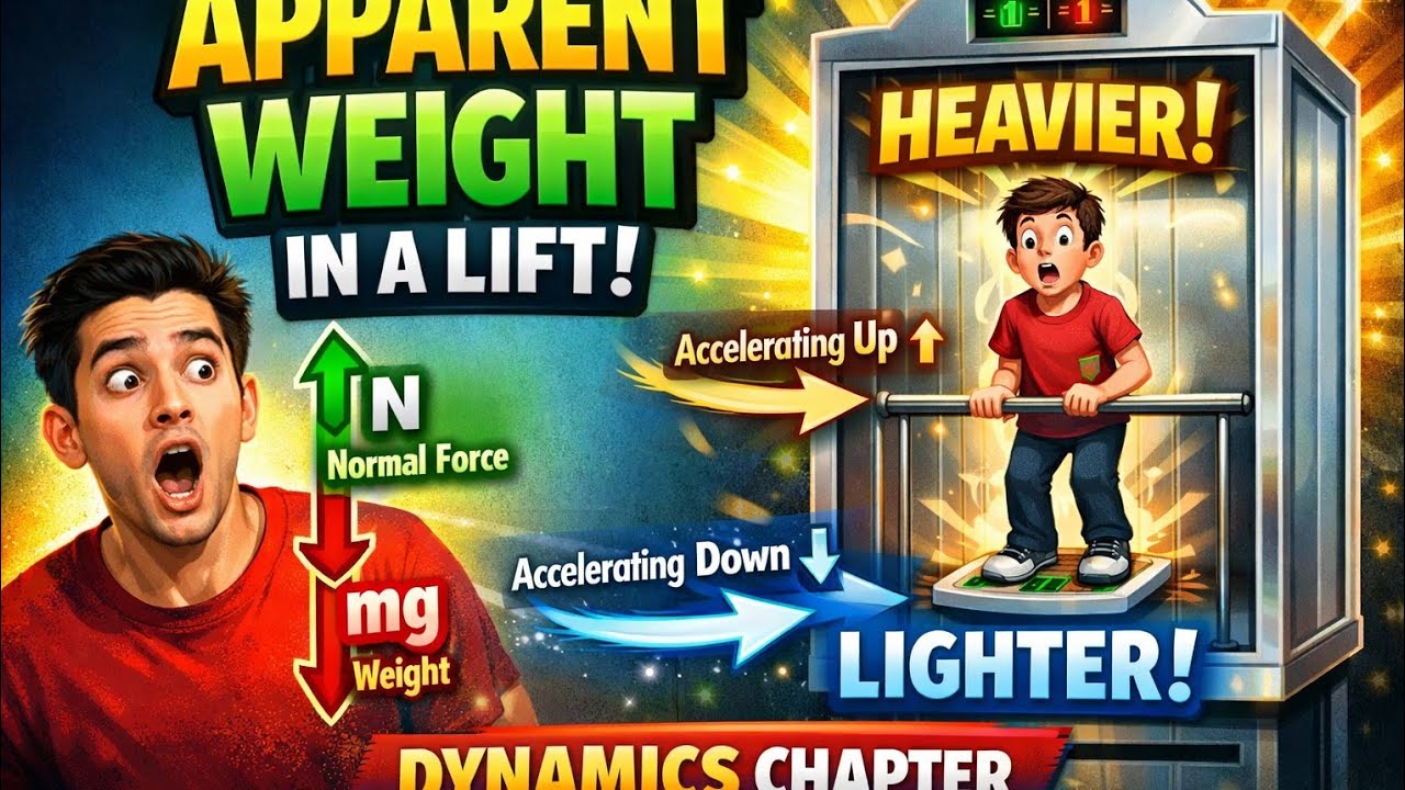 Apparent Weight | Dynamics| Class 11 | Physics