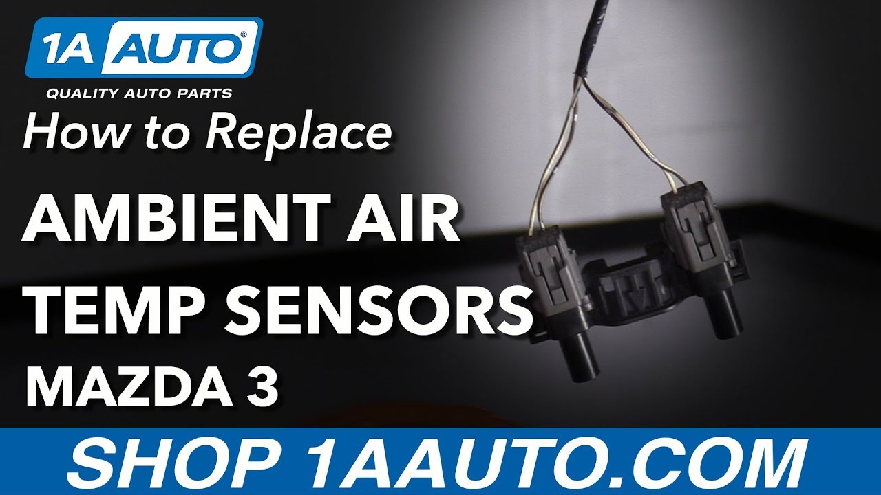 How to Remove Ambient Temp Sensor 03-09 Mazda 3