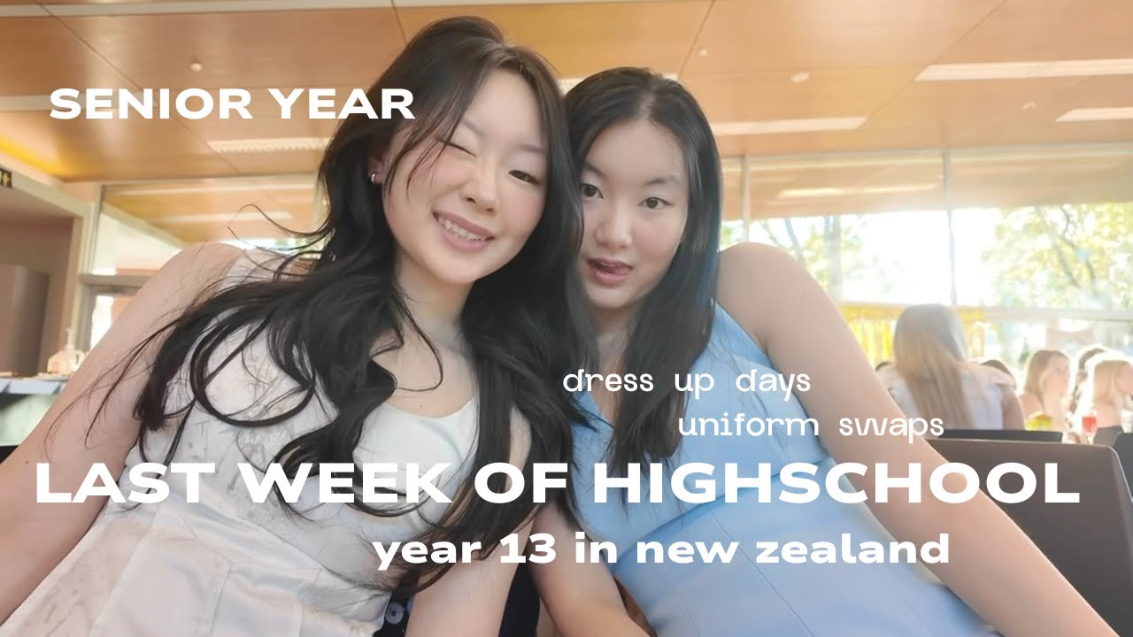 our last week of high school in new zealand :')