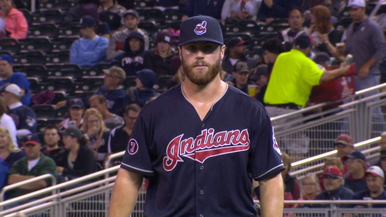 CLE@MIN: Anderson holds Twins to one run over 6 2/3