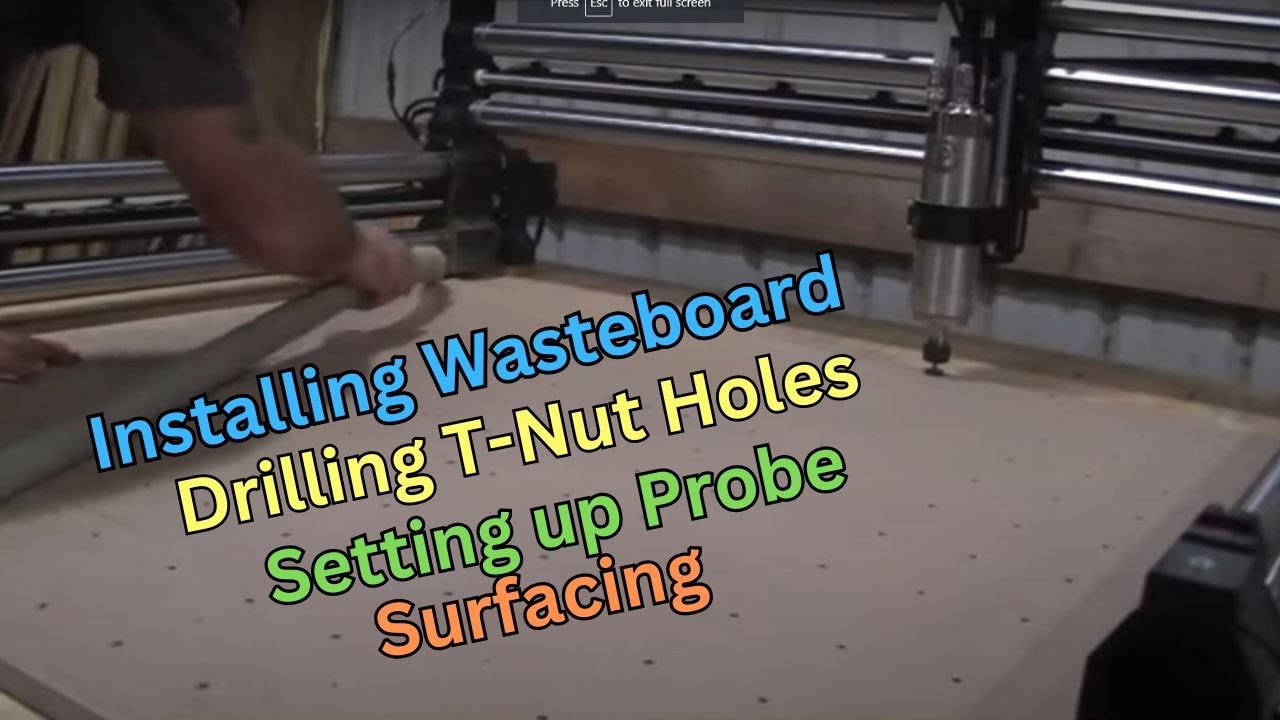 Onefinity Elite Foreman - Part 6 Hold Down and Waste Board