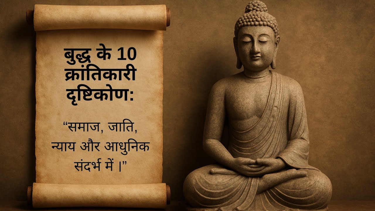 बुद्ध के 10 क्रांतिकारी दृष्टिकोण: समाज, जाति और न्याय के संदर्भ में | Buddha Teachings on Caste