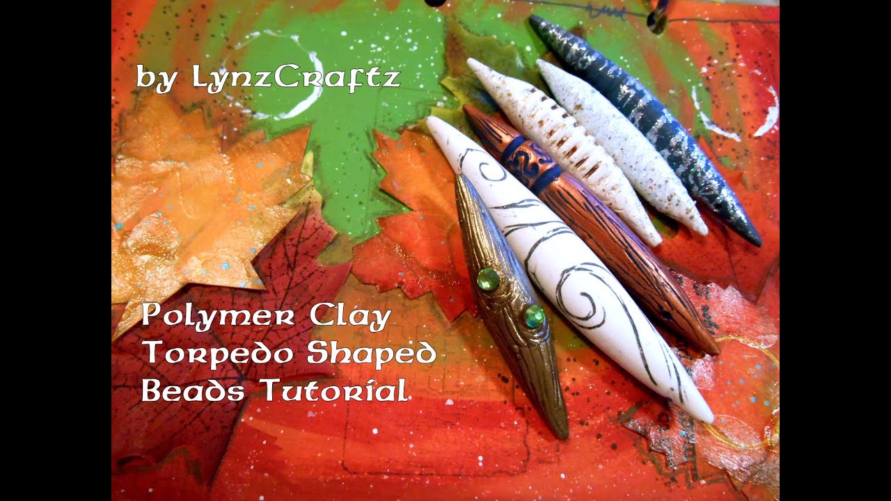 #diy #polymerclay  Torpedo Shaped #beads  Free Tutorial