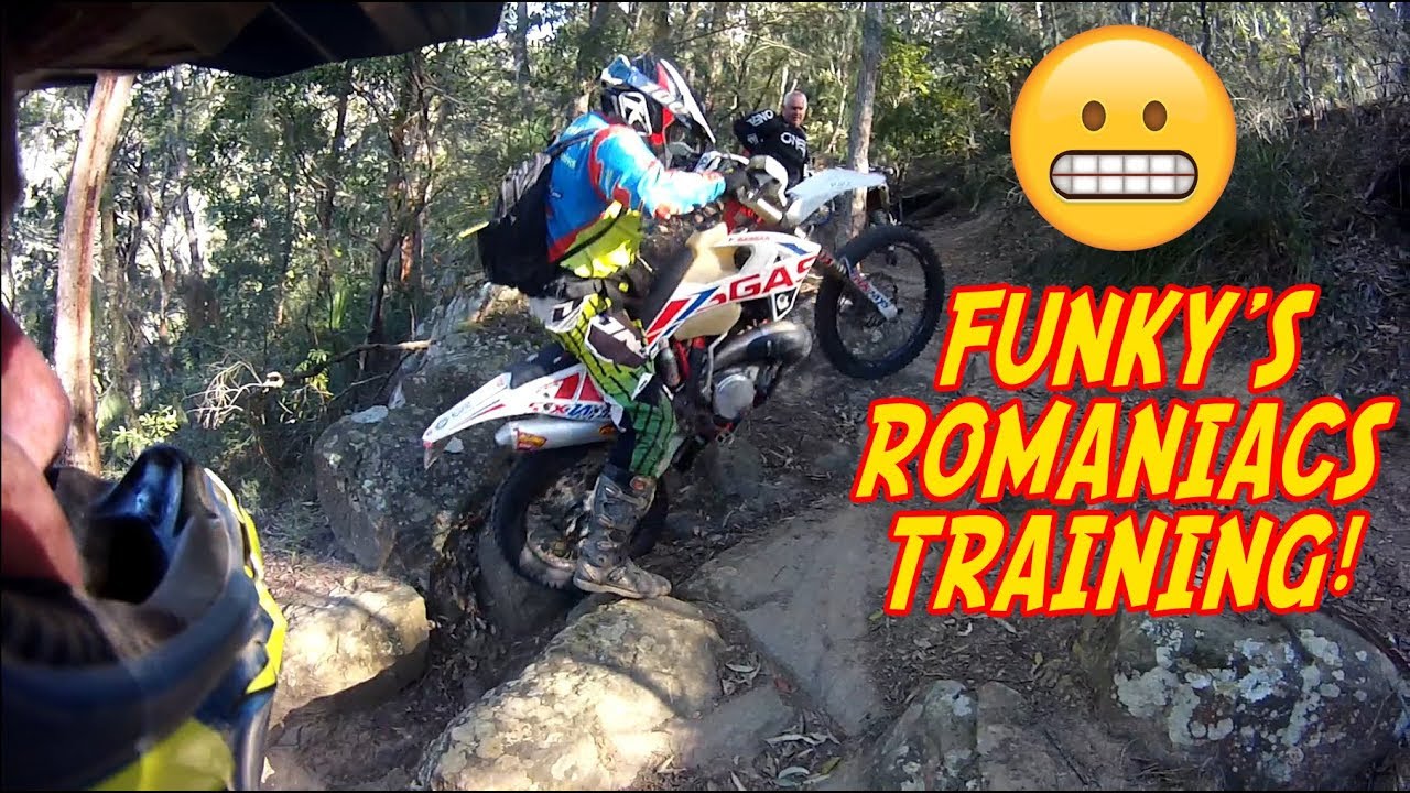 FUNKY'S ROMANIACS TRAINING! Watagans Amazon. Yamaha WR250R, KTM, GAS GAS, HUSABERG.