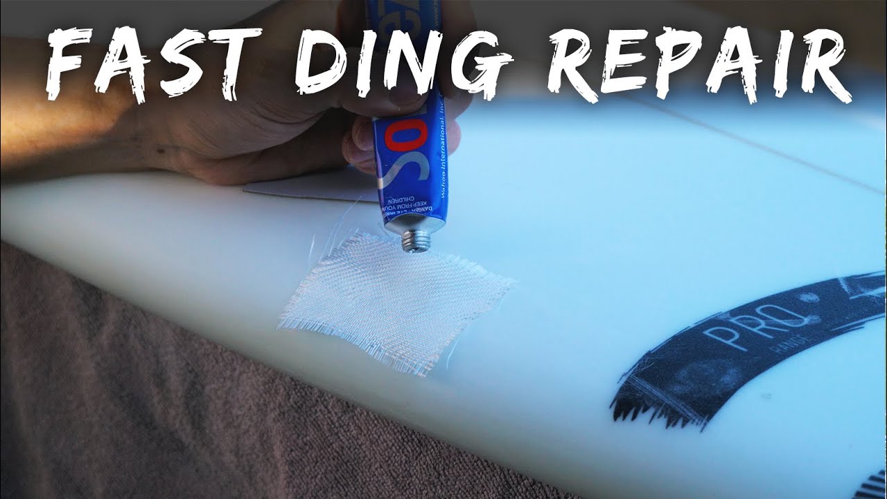 HOW TO FIX A SURFBOARD DING