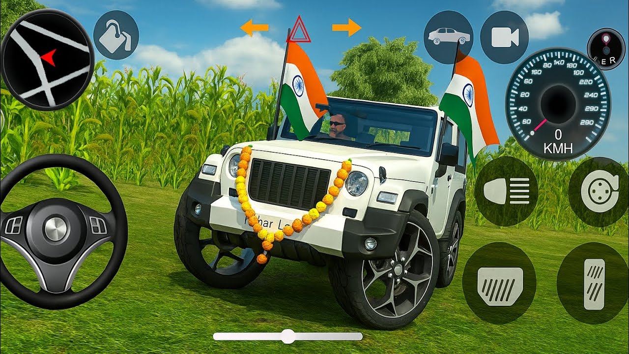 Modified Mahindra Thar Car Games: Indian Cars (Gadi Wala Game) - Car Game Android Gameplay 2025