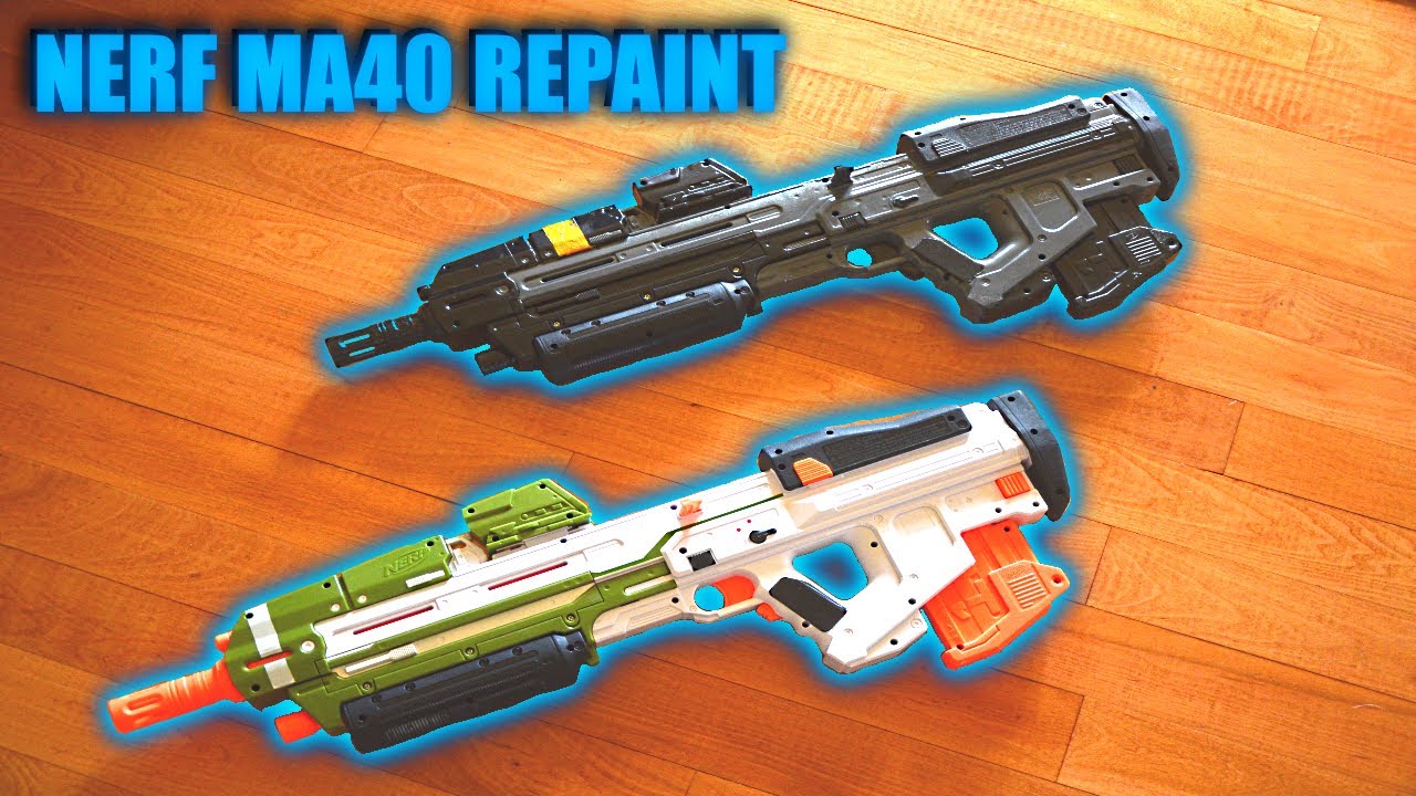 Painting the Halo Infinite Nerf MA40!