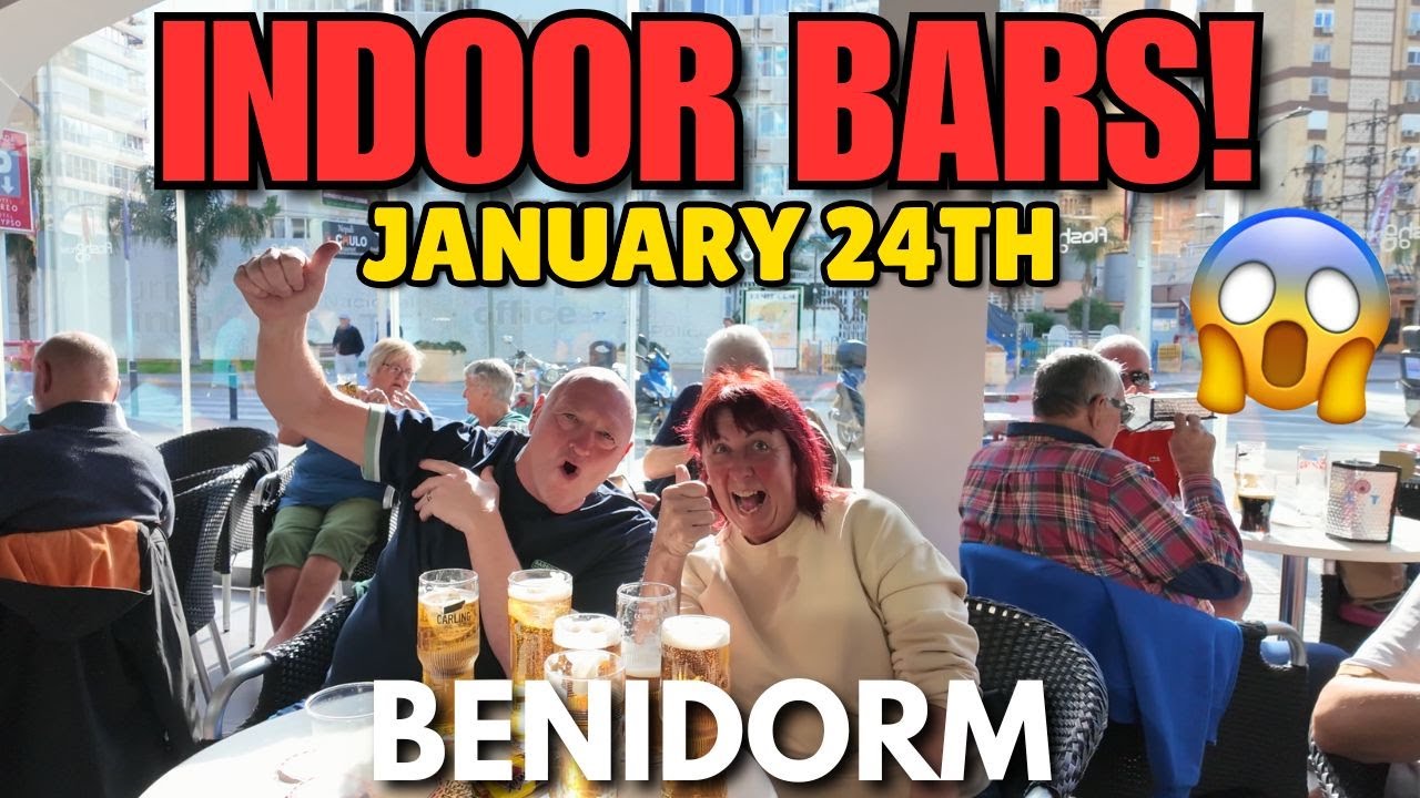 Benidorm's Indoor Pubs & Bars PACKED Today! 😱🍻 COLD Weather Outside! 🥶