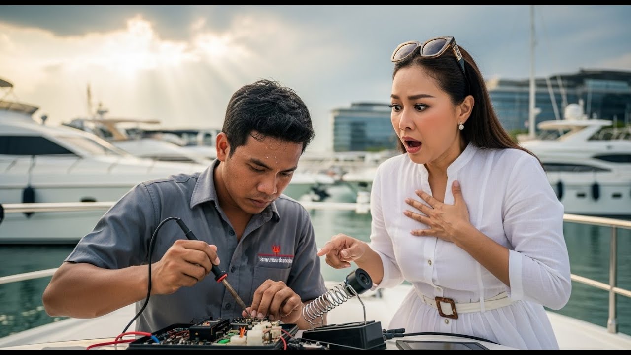 เธอเยาะเย้ยช่างซ่อมรถ แต่เมื่อเขาซ่อมเรือยอชต์มูลค่า 20 ล้านดอลลาร์ของเธอเสร็จ เศรษฐีสาวกลับตกตะลึง