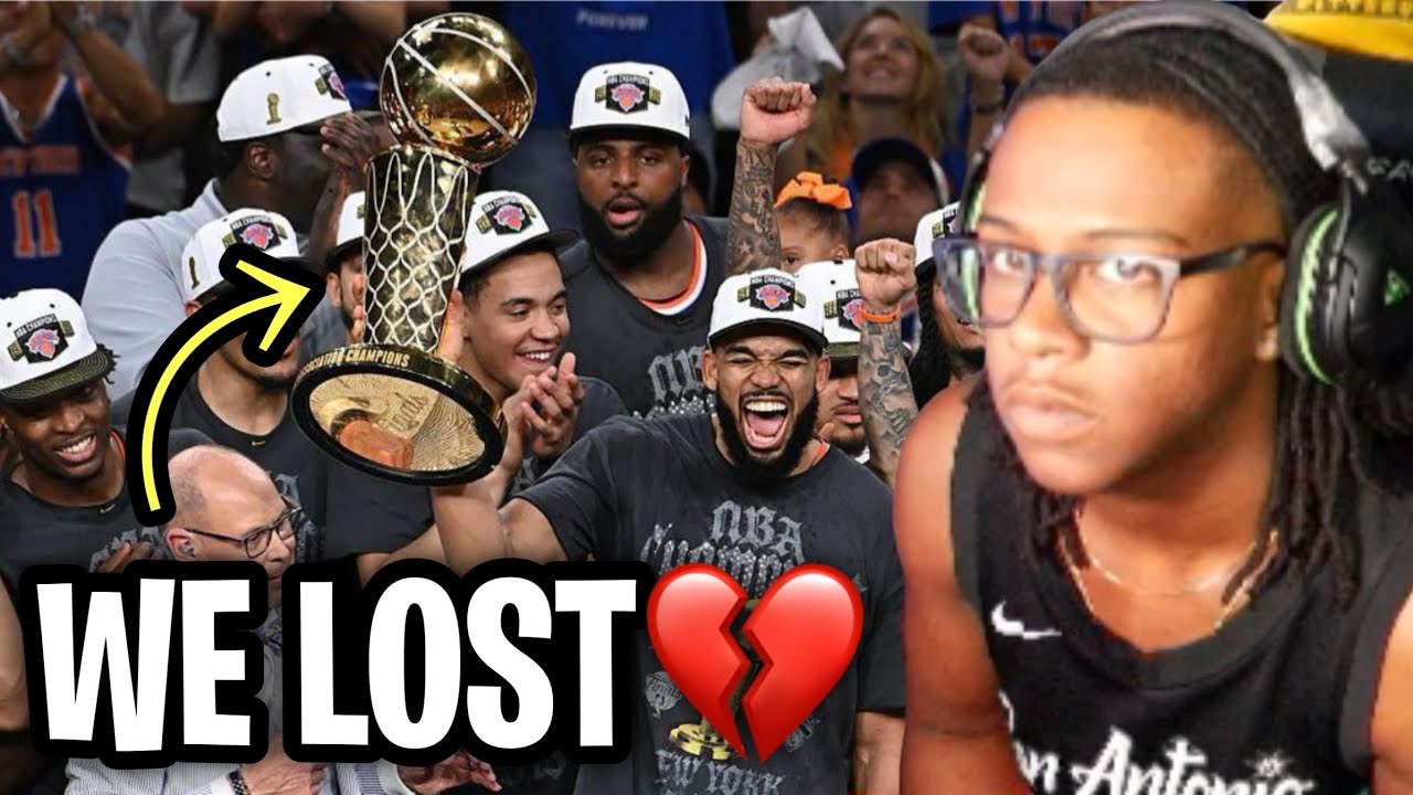 HEARTBREAKING!!!💔SPURS FAN REACTS TO THE SPURS LOSING THE NBA FINALS TO THE NEW YORK KNICKS! 💔