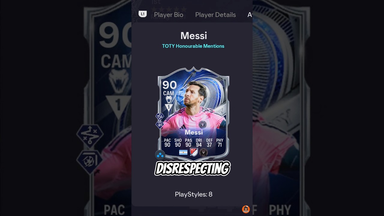 TOTY Messi SBC Review. #eafc #eafc26 #fifaultimateteam #fc26 #fifa