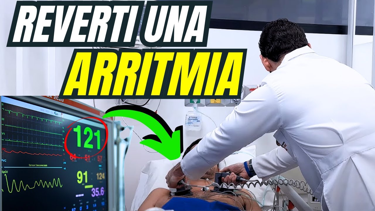 IMPACTANTE Cardioversión!  Así Se REVIERTE una ARRITMIA ⚡