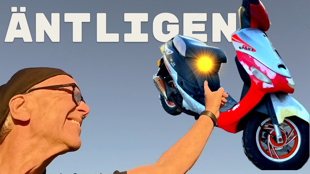 Från skrot till fungerande EU moped på 48 timmar!
