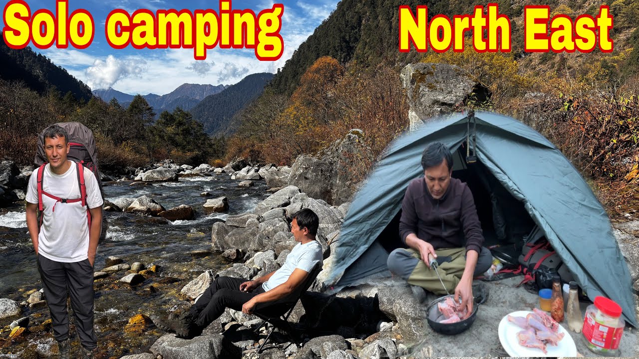 Solo Camping ! Snow camping ! Not solo camping         ! Camping in North East AR ⛺ 